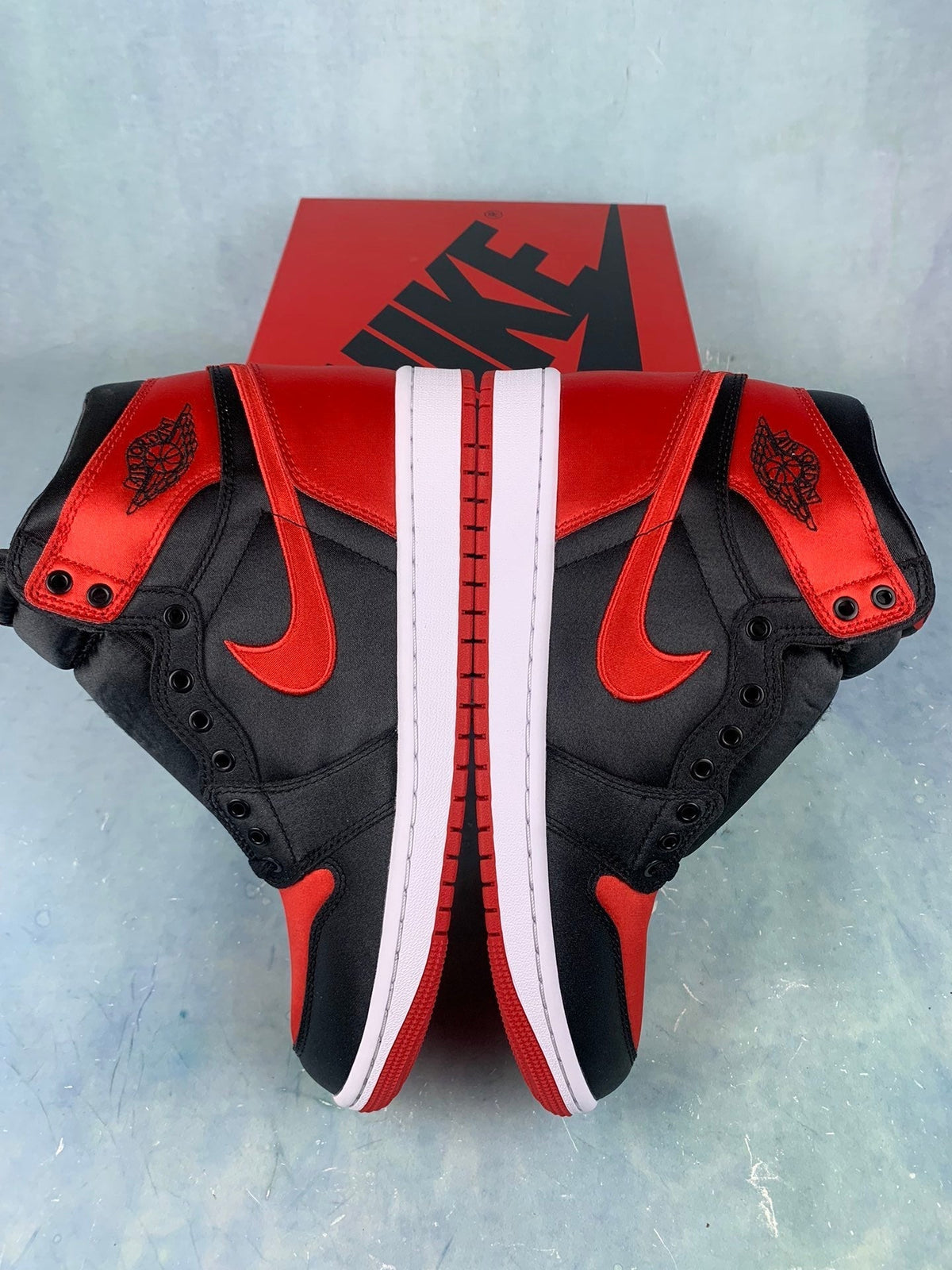 Air Jordan 1 High Banned Black/Red Silk Unisex Sneakers FD4810-061
